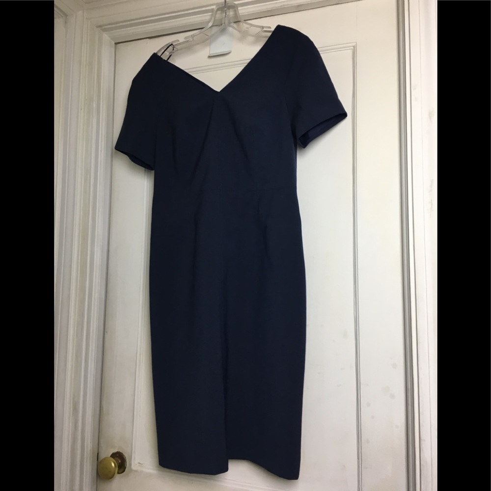 Banana Republic NWT V-Neck Wool Blend Midi Dress